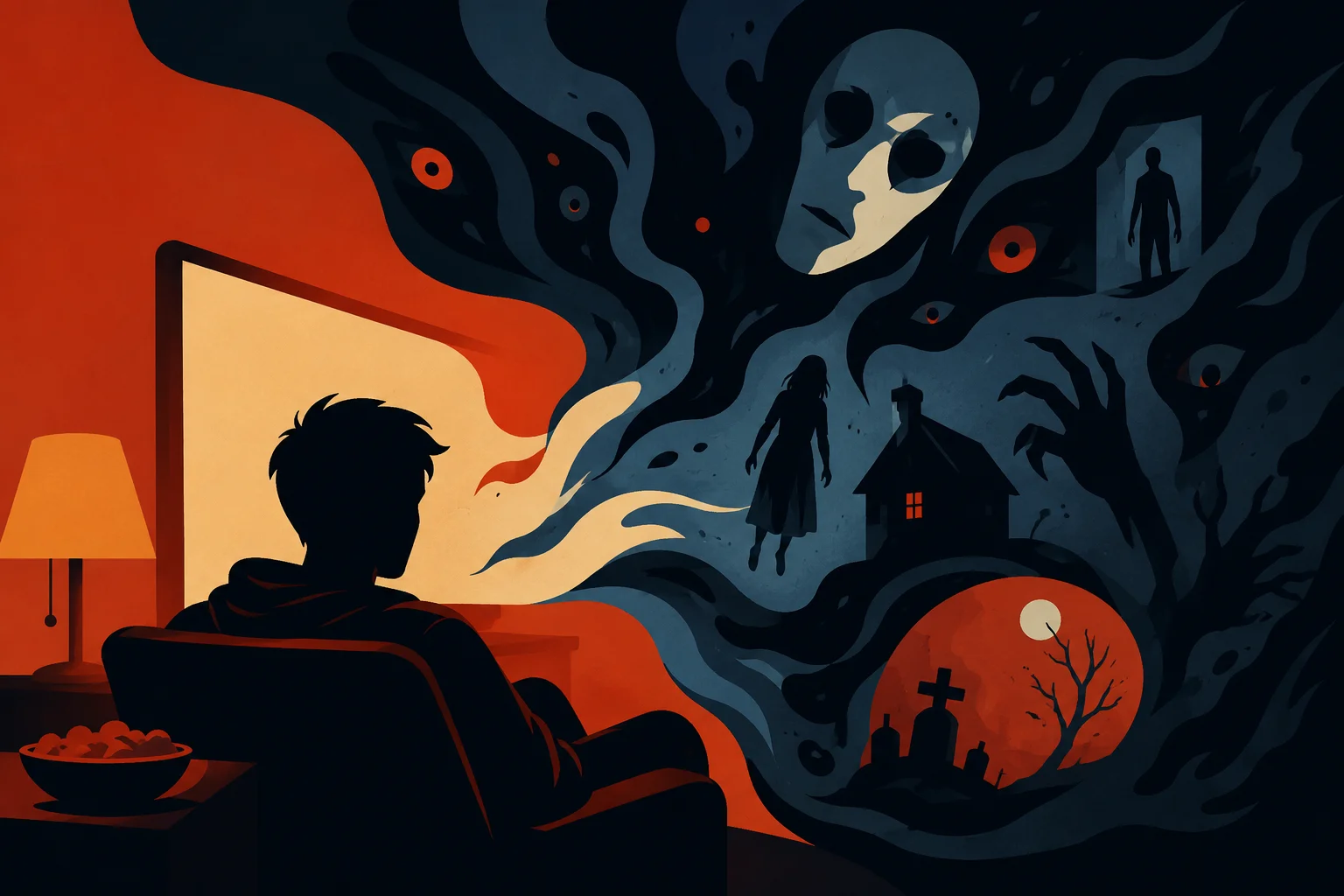 Why Do we enjoy being Scared?
